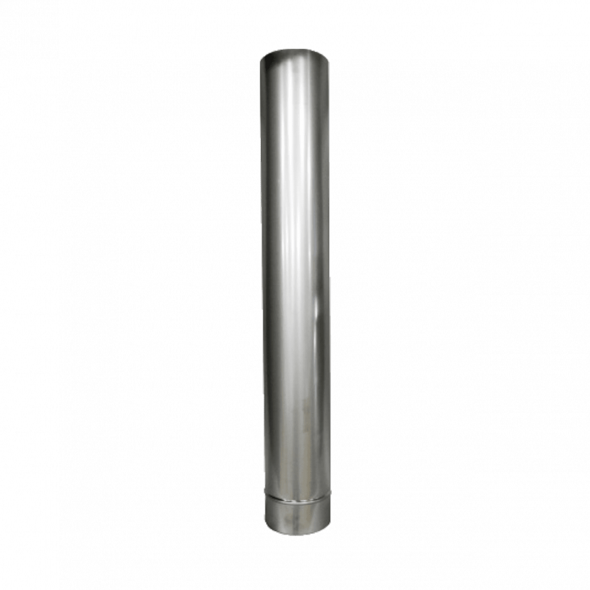 Verlengstuk RVS kachelpijp 1000 mm