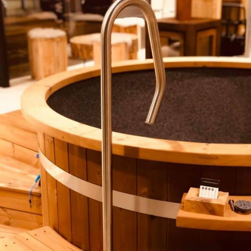 Welltub woody met externe kachel - Afbeelding 4