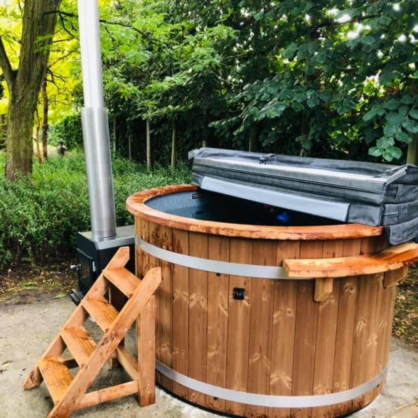 Welltub woody met externe kachel - Afbeelding 5