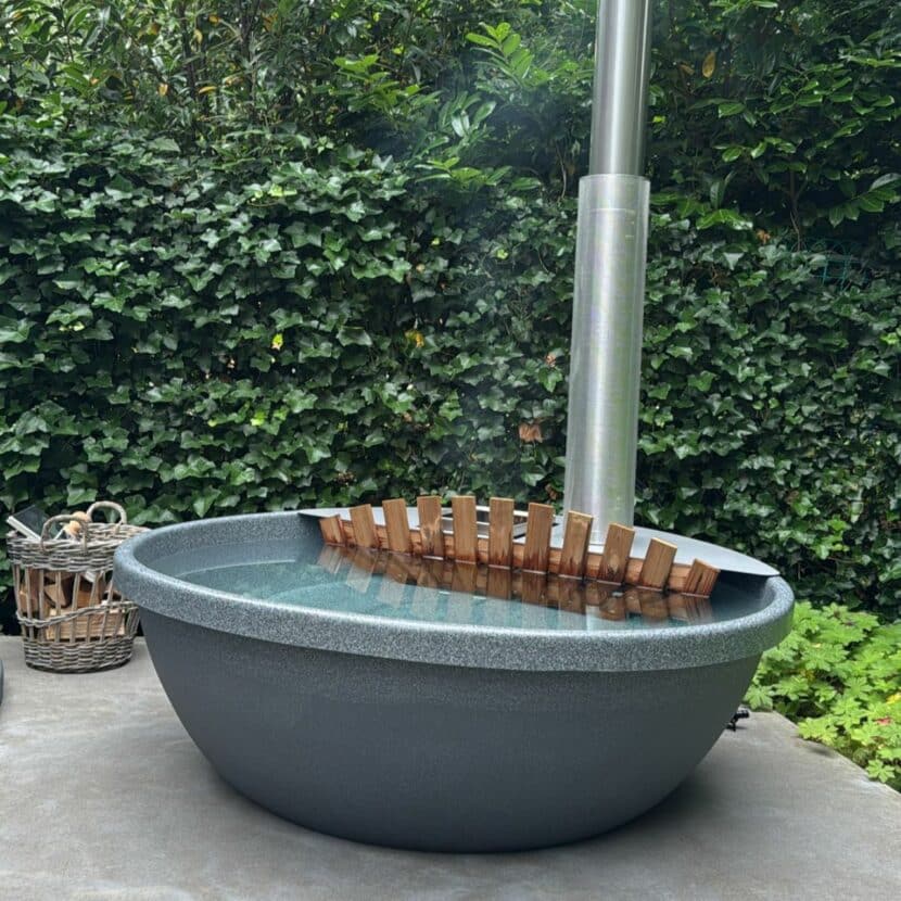 Welltub Hotpot Terrace met Interne Kachel - Afbeelding 5