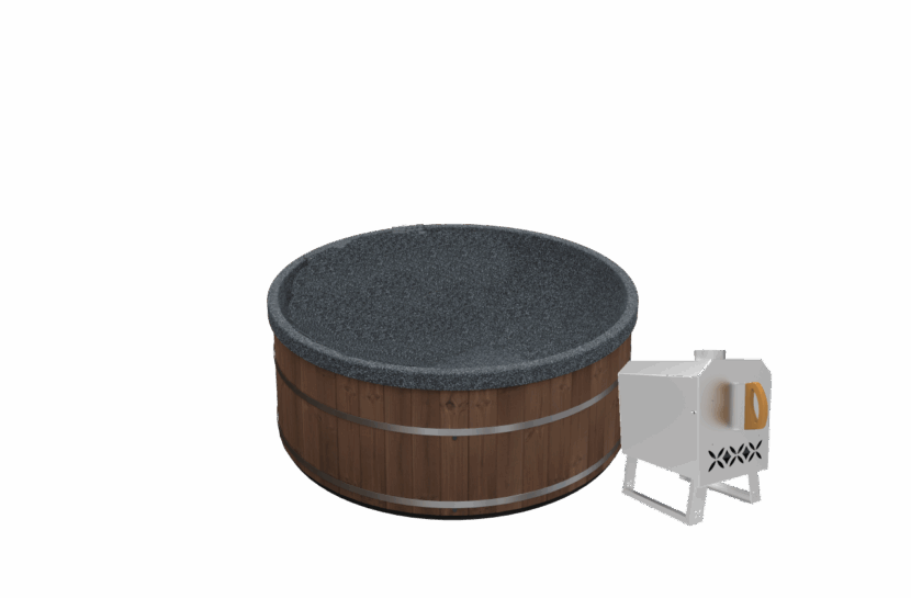 Welltub Hotpot met Externe kachel - Afbeelding 7